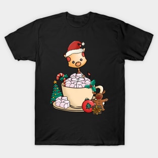 Cute and Lovely Animals with Christmas Vibes T-Shirt